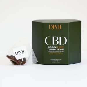 Infusion La Verte Chanvre Thé Vert avec sachet mousseline